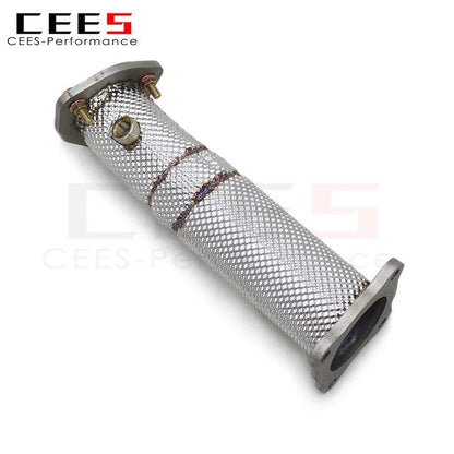 CEES Exhaust Downpipe Catalytic converter For Audi Q5 2.0T 2018-2020 Catless downpipe without catalyst Exhaust Pipe