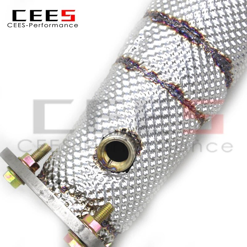 CEES Exhaust Downpipe Catalytic converter For Audi Q5 2.0T 2018-2020 Catless downpipe without catalyst Exhaust Pipe