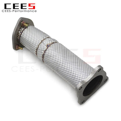 CEES Exhaust Downpipe Catalytic converter For Audi Q5 2.0T 2018-2020 Catless downpipe without catalyst Exhaust Pipe