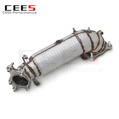 CEES Exhaust Downpipe Catalytic converter For Honda CIVIC Type R/Type-R FL5 2.0T 2015-2023 without catalyst Catless downpipe