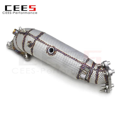 CEES Exhaust Downpipe Catalytic converter For Honda CIVIC Type R/Type-R FL5 2.0T 2015-2023 without catalyst Catless downpipe
