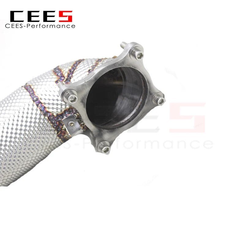 CEES Exhaust Downpipe Catalytic converter For Honda CIVIC Type R/Type-R FL5 2.0T 2015-2023 without catalyst Catless downpipe