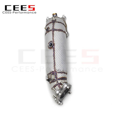 CEES Exhaust Downpipe Catalytic converter For Honda CIVIC Type R/Type-R FL5 2.0T 2015-2023 without catalyst Catless downpipe