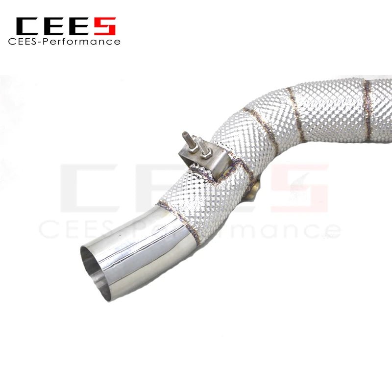 CEES Exhaust Downpipe Catalytic converter For Maserati Quattroporte 3.0T 2013-2016 Catless downpipe without catalyst