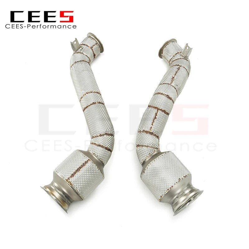 CEES Exhaust Downpipe Catalytic converter catted downpipe with catalyst Exhaust Pipe For Mclaren GT 4.0T 2019-2023