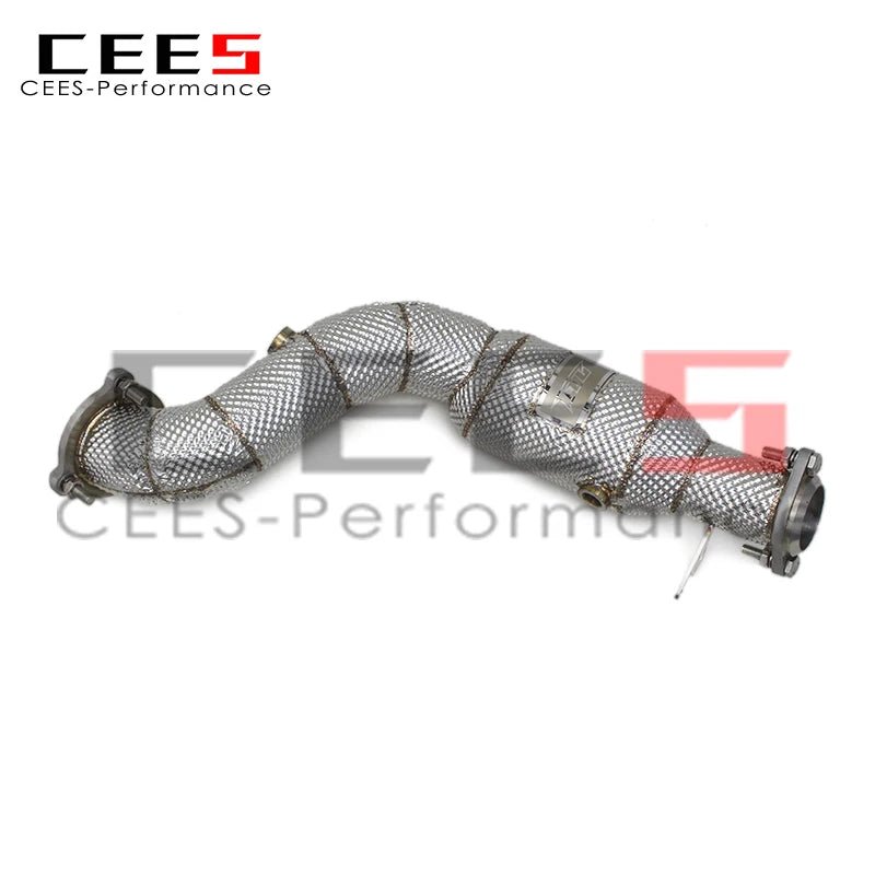 CEES Exhaust Downpipe Exhaust Pipe For Mercedes-Benz E250/E300 W212 1.8T 2009-2012 Catless downpipe without catalyst