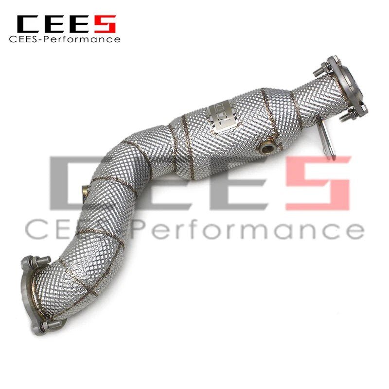 CEES Exhaust Downpipe Exhaust Pipe For Mercedes-Benz E250/E300 W212 1.8T 2009-2012 Catless downpipe without catalyst