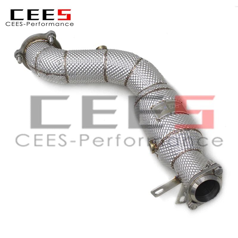 CEES Exhaust Downpipe Exhaust Pipe For Mercedes-Benz E250/E300 W212 1.8T 2009-2012 Catless downpipe without catalyst