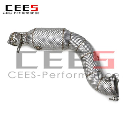 CEES Exhaust Downpipe Exhaust Pipe For Mercedes-Benz E250/E300 W212 1.8T 2009-2012 Catless downpipe without catalyst