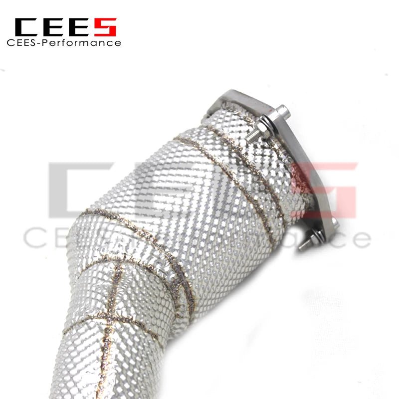 CEES Exhaust Downpipe For Ferrari FF 6.3 2011- Catless downpipe without catalyst Exhaust Pipe