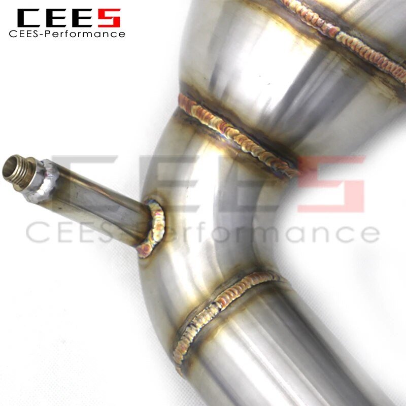 CEES Exhaust Downpipe For PORSCHE 911 992 Turbo S 2020-2023 Stainless Steel Catless downpipe with GPF/OPF Exhaust system