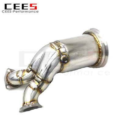 CEES  Exhaust Downpipe for Audi SQ5 3.0T 2019-2023 Tuning Performance Without Catalyst Catless Downpipe SS304 Exhaust Pipe