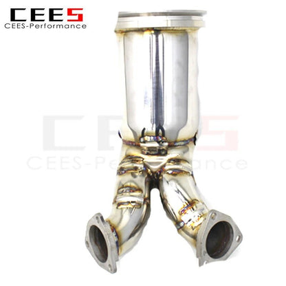 CEES  Exhaust Downpipe for Audi SQ5 3.0T 2019-2023 Tuning Performance Without Catalyst Catless Downpipe SS304 Exhaust Pipe