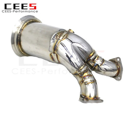 CEES  Exhaust Downpipe for Audi SQ5 3.0T 2019-2023 Tuning Performance Without Catalyst Catless Downpipe SS304 Exhaust Pipe