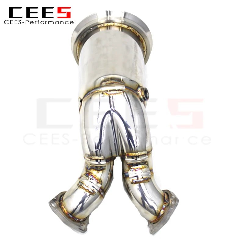 CEES  Exhaust Downpipe for Audi SQ5 3.0T 2019-2023 Tuning Performance Without Catalyst Catless Downpipe SS304 Exhaust Pipe
