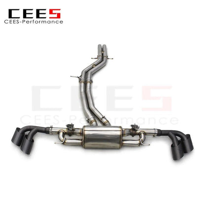 CEES Exhaust Pipes For Lamborghini URUS 4.0 2018-2023 Exhaust Pipe Muffler Stainless Steel Catback Exhaust Systems