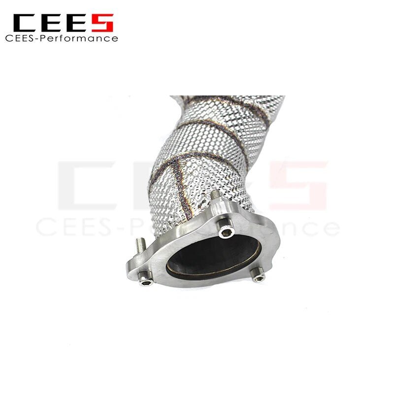 CEES Exhaust pipe For AUDI RS5 2.9T 2019-2022 High Performance Catless downpipe 304 Stainless Steel Exhaust System