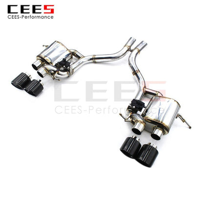 CEES Exhaust System For Maserati GT 4.2 4.7 Stainless Steel Performance Valve Muffler Catback Escape Tubo Escape Coche Car Parts