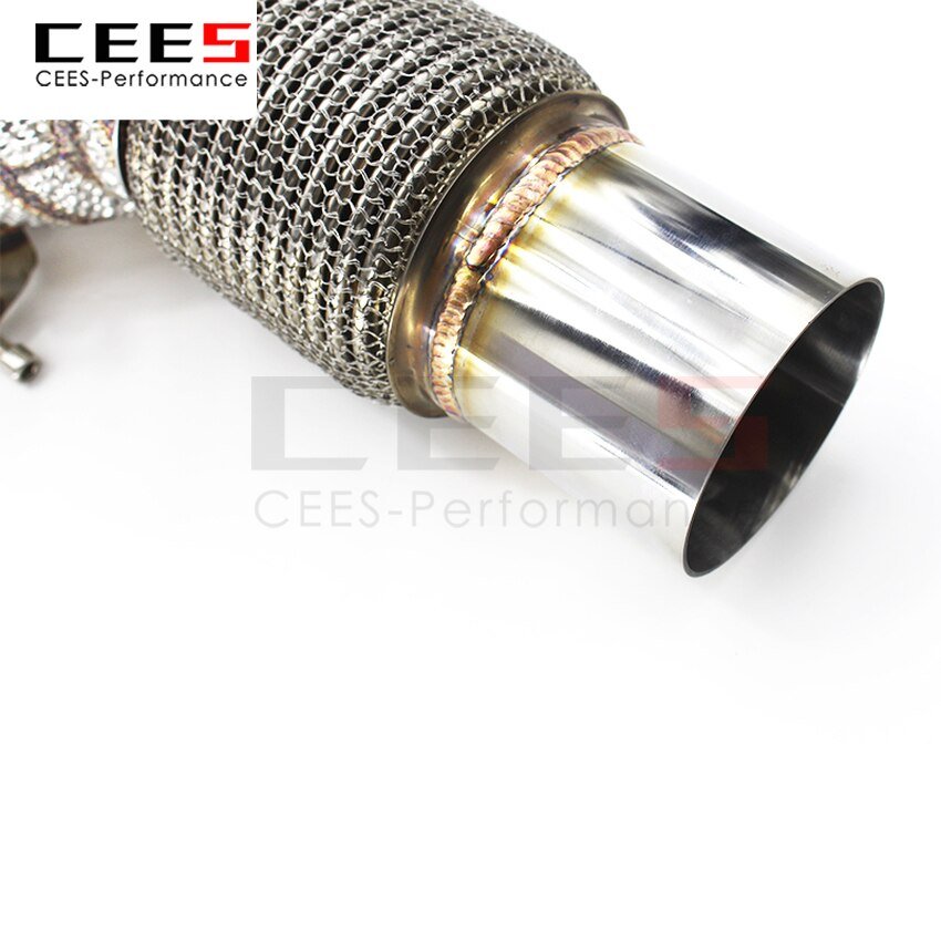 CEES Exhaust System For BMW X1 Headers With/Without Catalyst Test Pipe Converter High Flow Catted Exhaust Downpipe