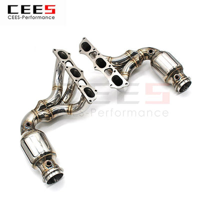 CEES Exhaust System For Porsche 991.1 GT3 Headers Stainless Steel Test Pipe No cat Downpipe Stainless Steel Car Parts