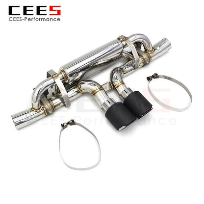 CEES Exhaust Pipe for PORSCHE 911 (992) 3.0T 2019-2023 Stainless Steel Muffler Exhaust System Tuning Performance Catback Exhaust