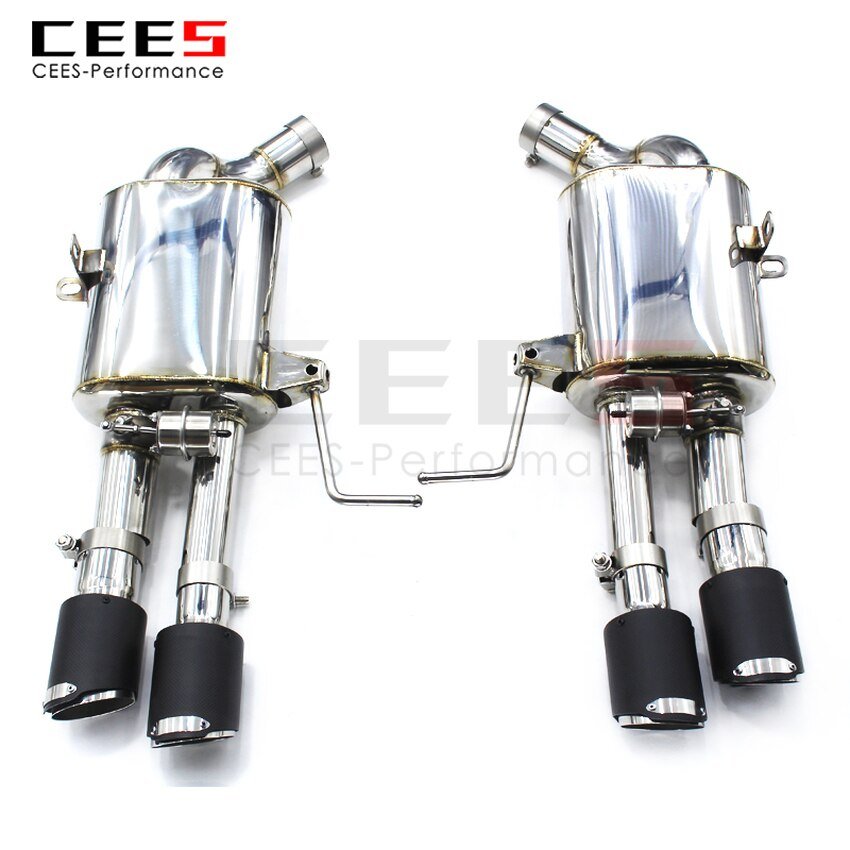 CEES Exhaust System For BMW M3 E92 4.0L Stainless Steel Valve Muffler Catback Escape Tubo Escape Coche Terminale Scarico Auto