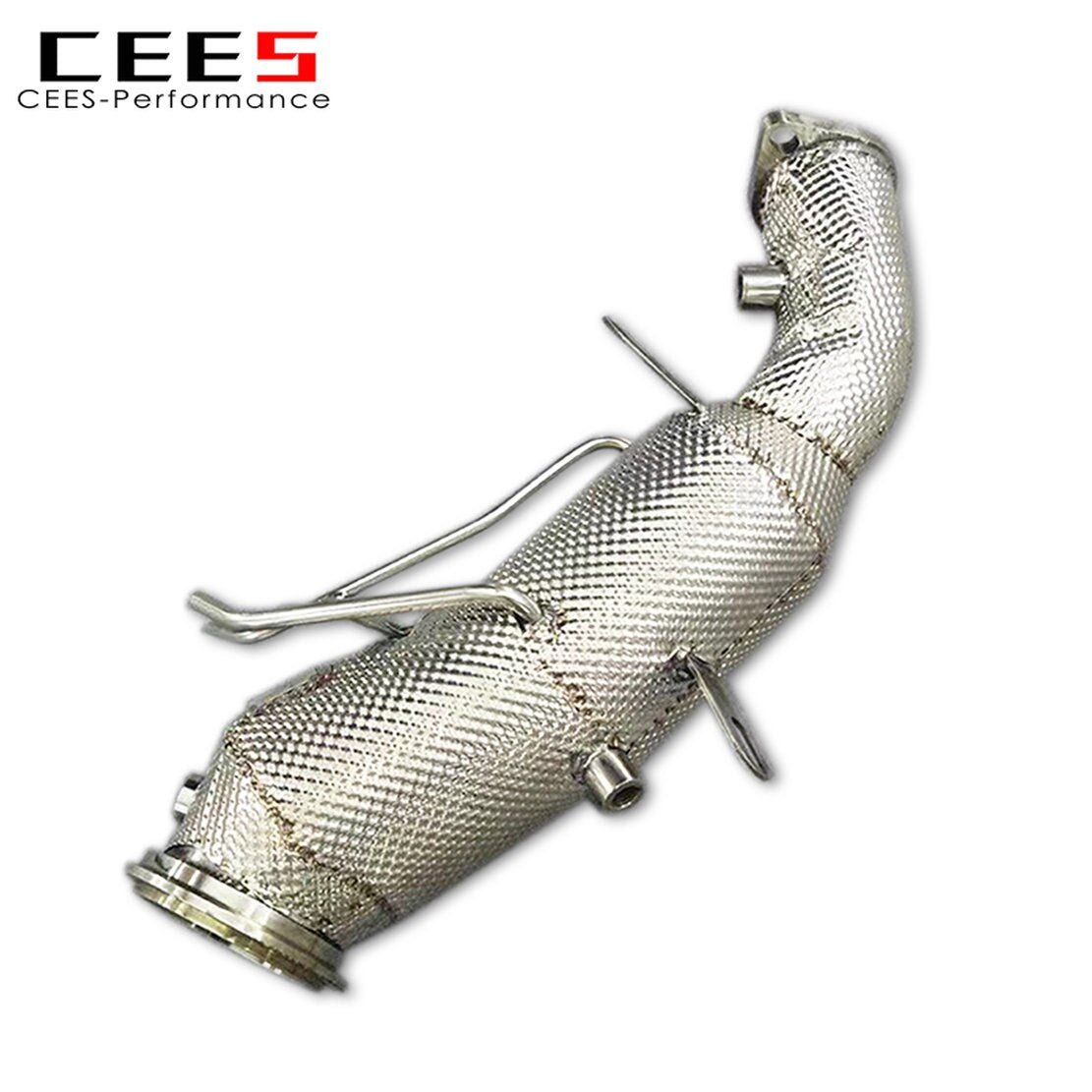 cees Exhaust Downpipe For Cadillac CT4 2.0T 2019-2023 Stainless Steel High flow catted downpipe with catalyst Car Exhaust System