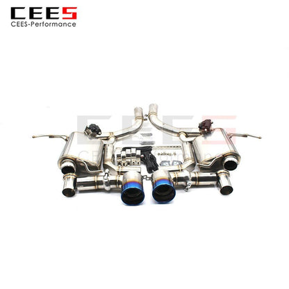 CEES Exhaust System For Maserati MC Stainless Steel Performance Valve Muffler Catback Escape Tubo Escape Coche Car Accessories