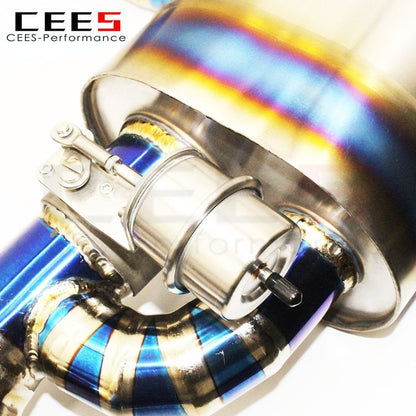 CEES Catback Exhaust for PORSCHE CAYMAN(987.2) 2005-2013 Tuning Performance Titanium Alloy Valve Exhaust System Mufflers