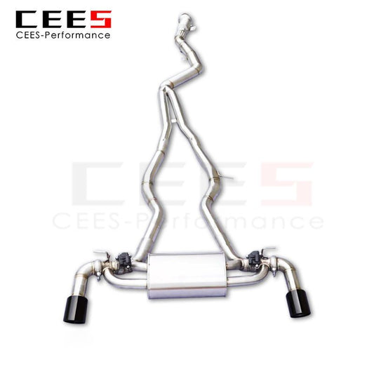 CEES Catback Exhaust Downpipe for Toyota Supra A90 3.0T 2020-2023 Stainless Steel Performance Exhaust Downpipe Without Catalyst