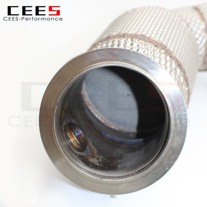 CEES Exhaust Downpipe for BMW X6/X6M 4.4TT V8 2019-2023 Tuning High Performance Catalytic Converters with Catalyst ExhaustSystem