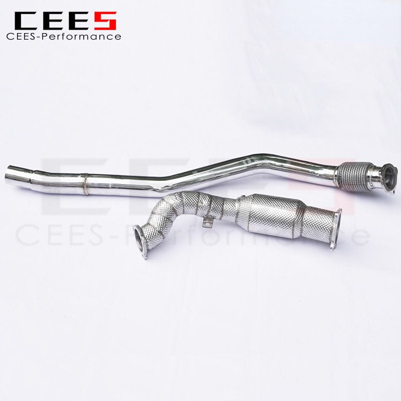 CEES Downpipe for PORSCHE Macan 2.0T 2014+ Stainless Steel Pipe Car Exhaust System High Performance Catalytic Converters