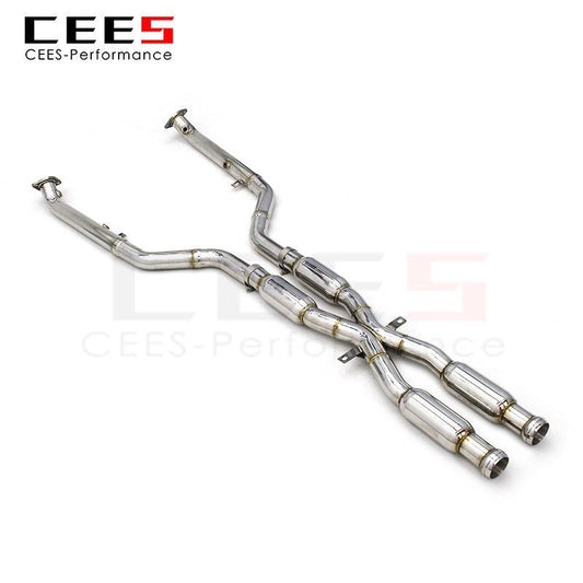 CEES Downpipe for BMW M3 E92 V8 4.0L 2008-2013 Performance Stainless Steel Car Exhaust System Mid Pipe Downpipe Without Catalyst