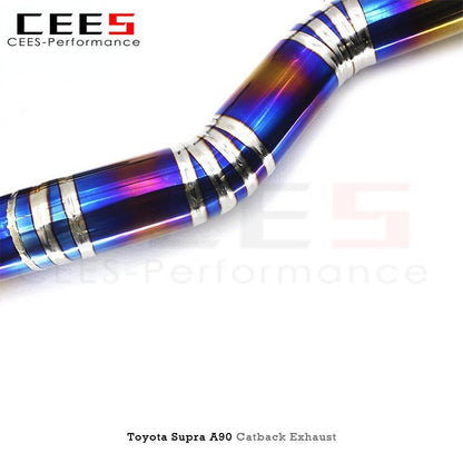 CEES Catback Exhaust for Toyota Supra A90 3.0T 2020-2023 Performance Titanium Alloy Exhaust Pipe Muffler Car Exhaust System