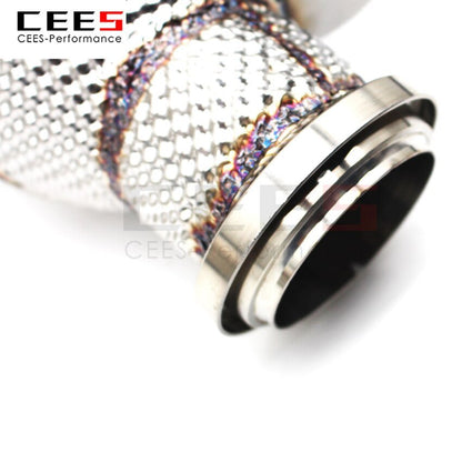 CEES Exhaust System For Mercedes-Benz GLC43 Headers With/Without Catalyst Test Pipe Converter High Flow Catted Exhaust Downpipe