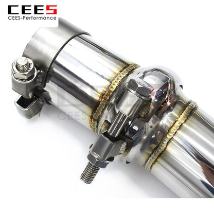 CEES Exhaust System For BMW M3 M4 F80 F82 F83 S55 3.0T Valve Muffler Catback Escape Tubo Escape Coche Terminale Scarico Auto