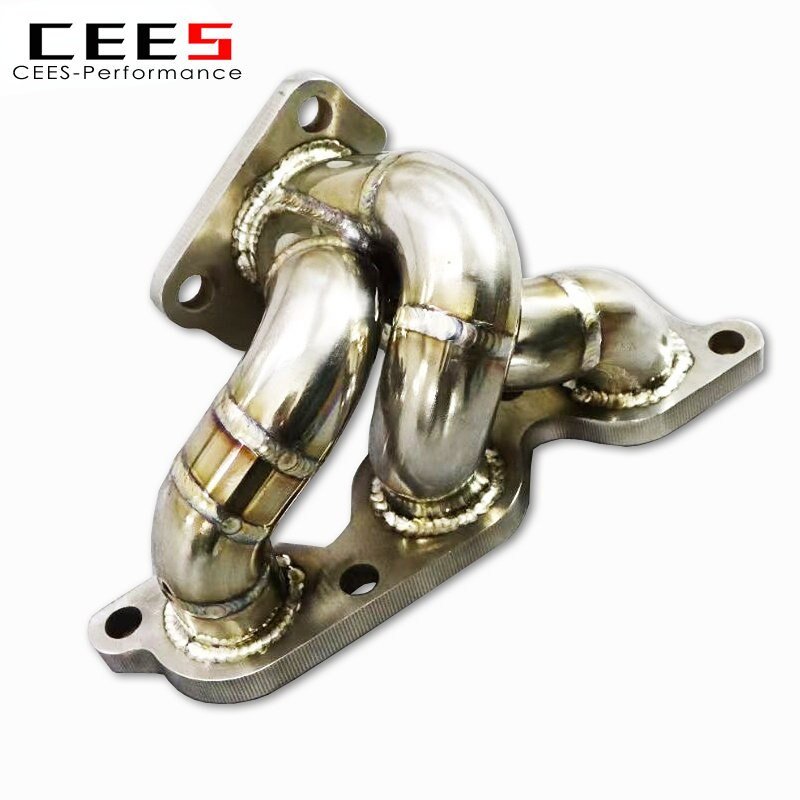 CEES Exhaust manifold For SMART W451 1.0/1.0T 2011-2015 Stainless Steel Exhaust Pipe High Performance  Exhaust System