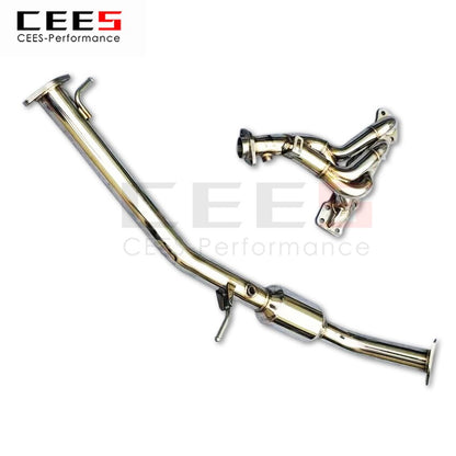 CEES Exhaust System For SUZUKI  Jimny 1.3L 2007-2019 Performance Headers Test Pipe No Cat Downpipe Stainless Steel Downpipe