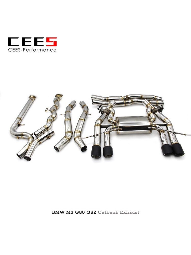 CEES Catback Exhaust For BMW M3/M4 G80/G82/G8X 3.0T 2020-2025 Stainless Steel Performance Exhaust valve control Muffler System