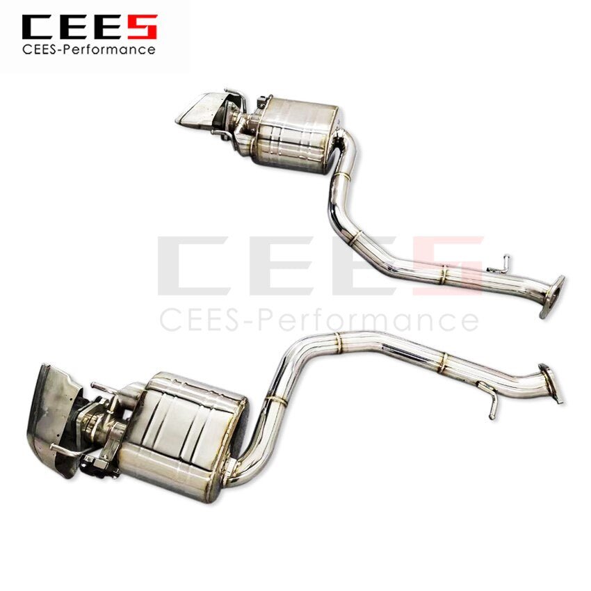 CEES Exhaust System For Lexus IS300 IS250T 2.0T 2015 -2019 Stainless Steel Valve Muffler Catback Escape Tubo Escape Coche