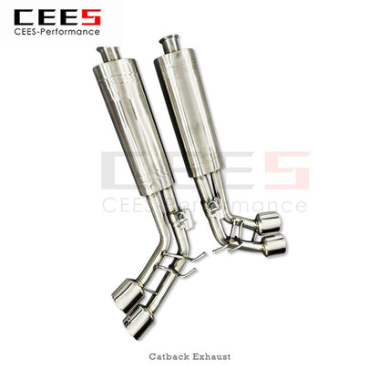 CEES Exhaust System For Mercedes-Benz G500 G63 W464 4.0T Stainless Steel Valve Muffler Catback Escape Tubo Escape Coche Car Part