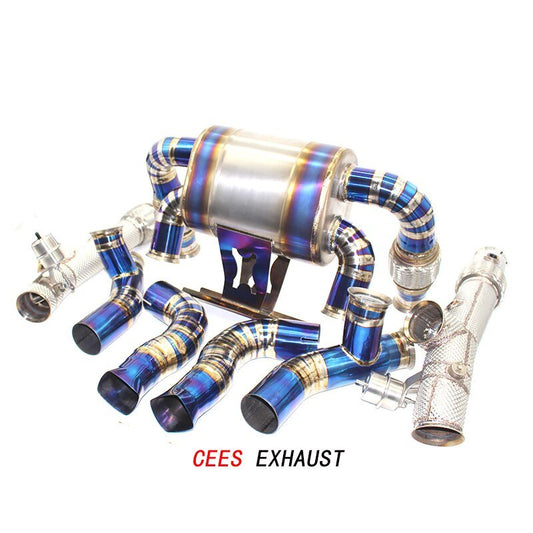 CEES Exhaust System For Lamborghini Murcielago LP640 Refit Upgrade Titanium alloy Performance Valve Control Muffler Pipe Catback