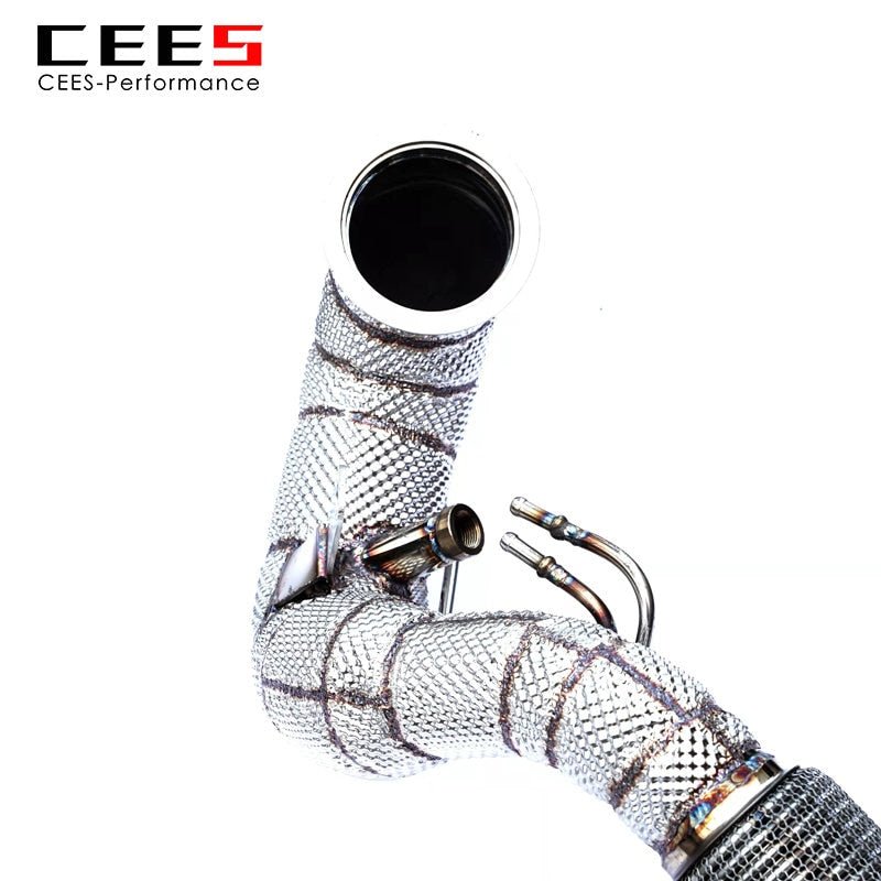 CEES Exhaust Downpipe For VOLKSWAGEN/VW GOLF8/GOLF8 GTI/Tiguan/Arteon 2.0T 2019-2022 Stainless Steel Catless downpipe