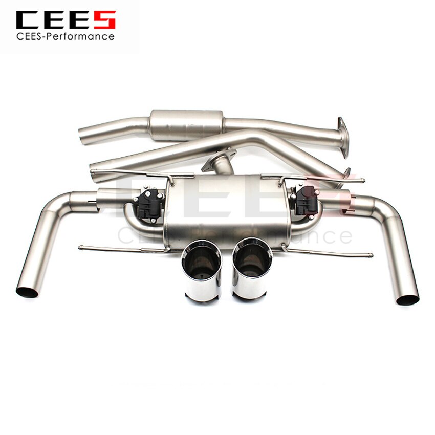 CEES Exhaust System For TOYOTA 86 Catback Stainless Steel Valve Muffler Catback Escape Tubo Escape Coche