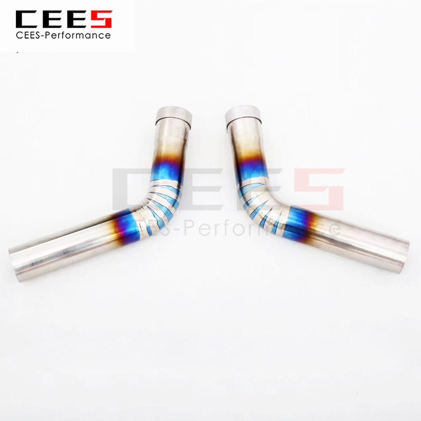 CEES Exhaust System For Dodge Challenger SRT Performance Titanium Alloy Catback Valve Muffler Auto Modification Car Accessories