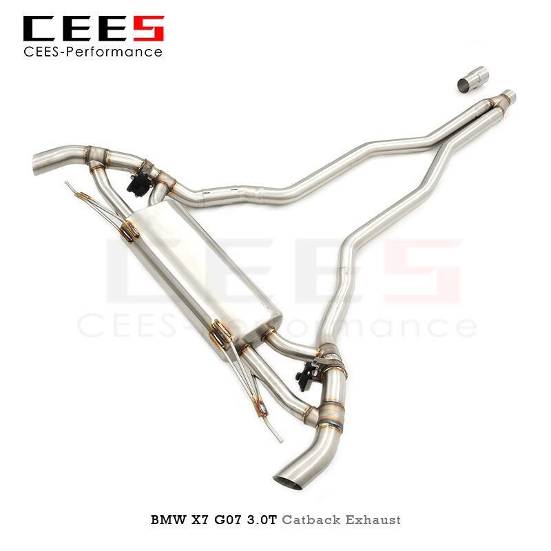 CEES Catback Exhaust for BMW X7 G07 3.0T 2019-2023 Tuning Performance Stainless Steel Exhaust Pipe Muffler Exhaust System