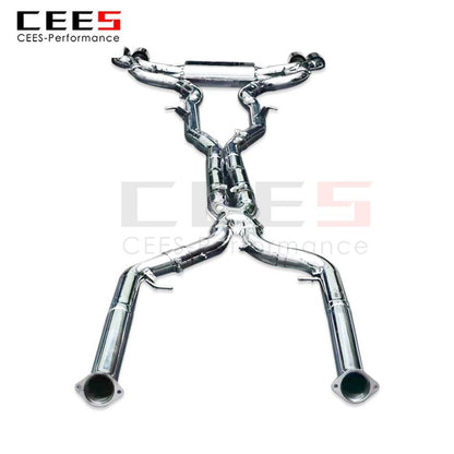 CEES Exhaust System For BMW X3M X4M F97 F98 3.0T Valve Muffler Catback Escape Tubo Escape Coche Terminale Scarico Auto