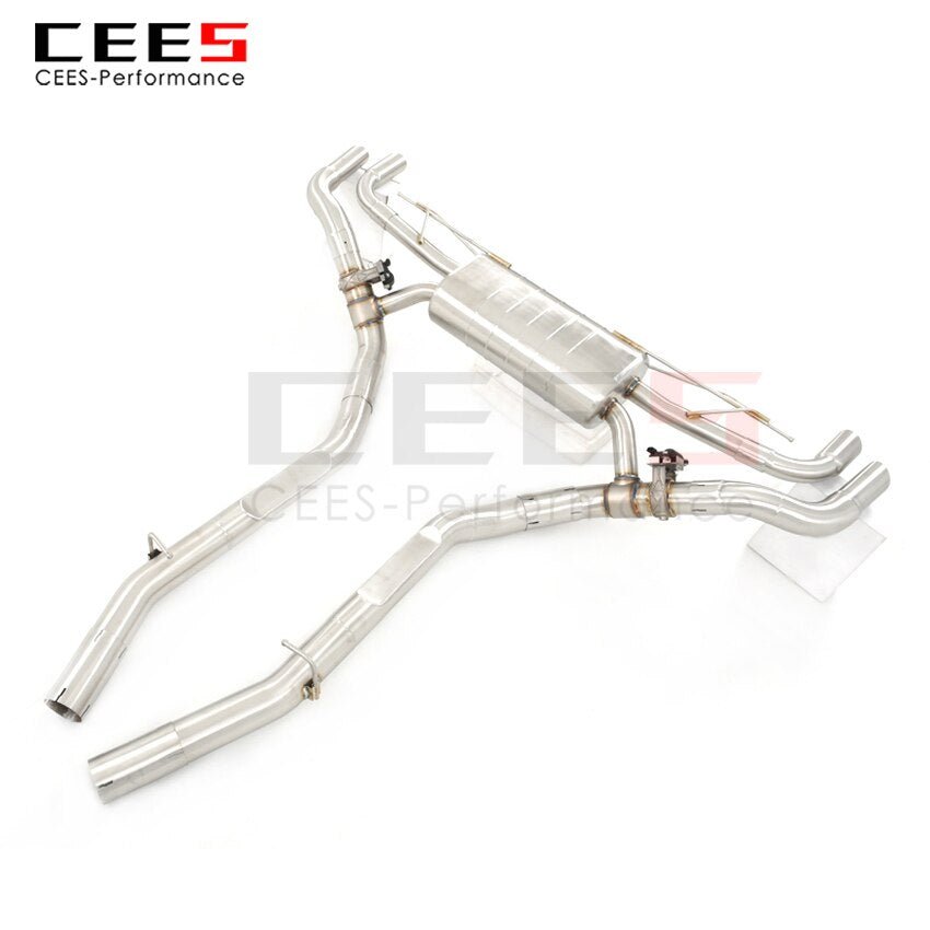 CEES Exhaust System For BMW X7 Stainless Steel Valve Muffler Catback Escape Tubo Escape Coche Terminale Scarico Auto