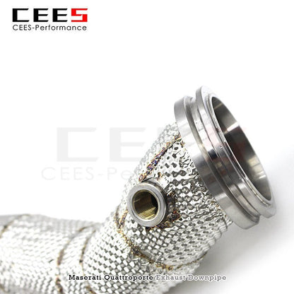 CEES Downpipe for Maserati Quattroporte 3.0T 2013-2016 Performance Catalytic Converters Echappement Voiture Downpipe Exhaust