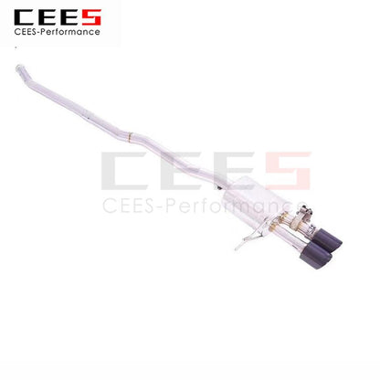 CEES Exhaust System For MINI F55 F56 F57 JCW Stainless Steel Valve Muffler Catback Escape Tubo Escape Coche Car Accessories